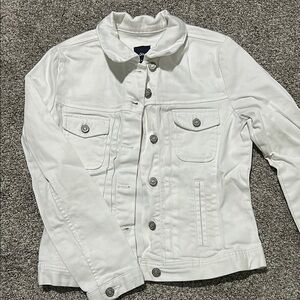 GAP White Denim Jacket